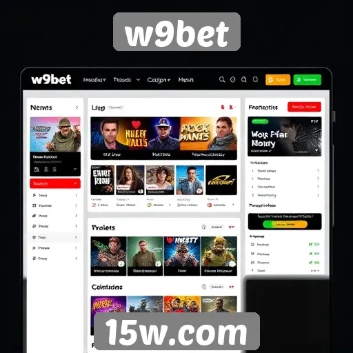 Novidades na interface do w9bet para usuários